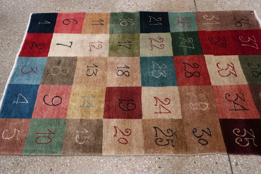 Vintage Persian Tabriz Rug, No.23697 - Gsblank