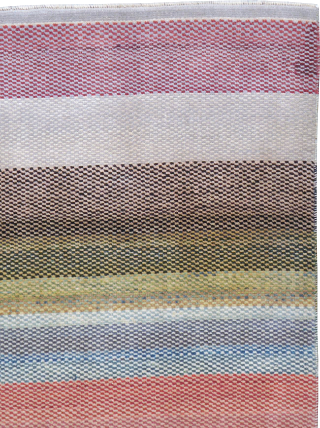 Vintage Persian Malayer Modernist Rug, No.23699 - Gsblank
