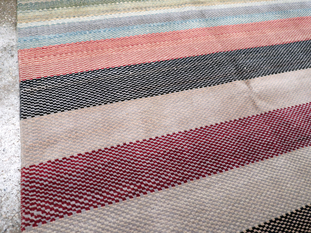 Vintage Persian Malayer Modernist Rug, No.23699 - Gsblank