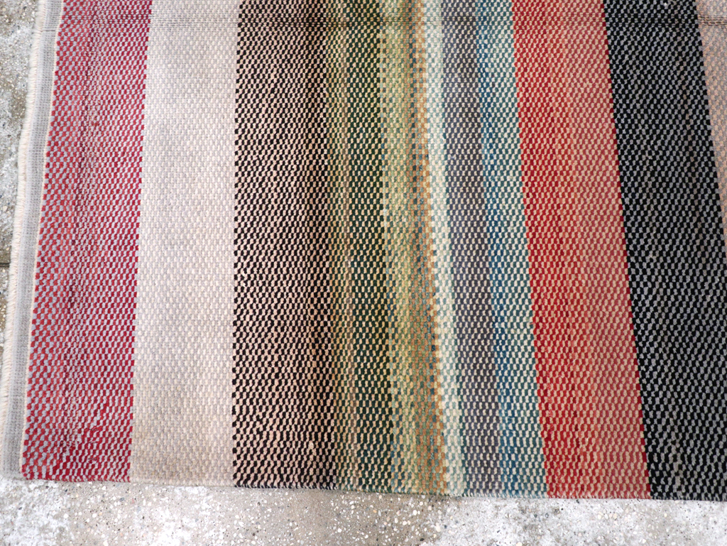 Vintage Persian Malayer Modernist Rug, No.23699 - Gsblank