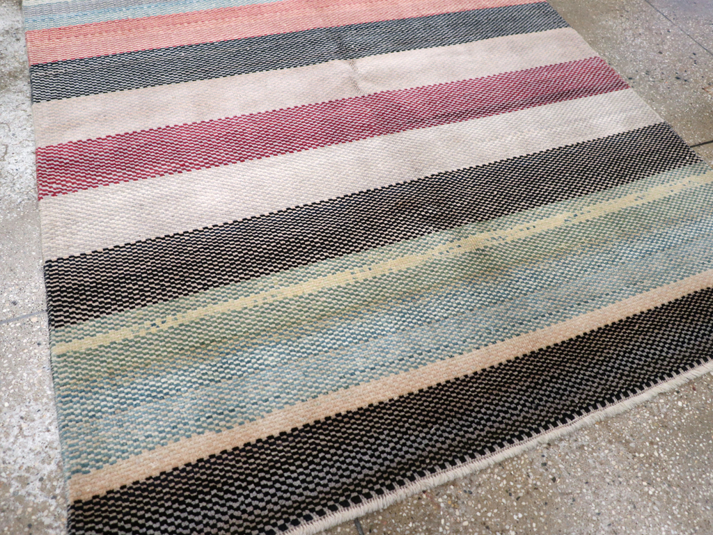 Vintage Persian Malayer Modernist Rug, No.23699 - Gsblank