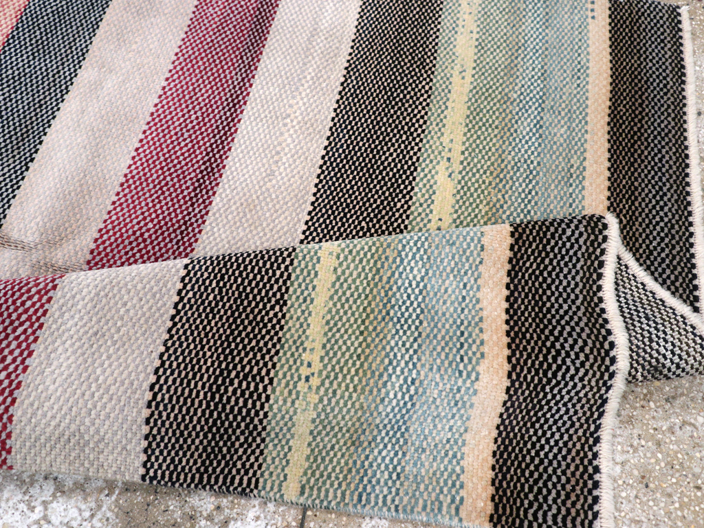 Vintage Persian Malayer Modernist Rug, No.23699 - Gsblank