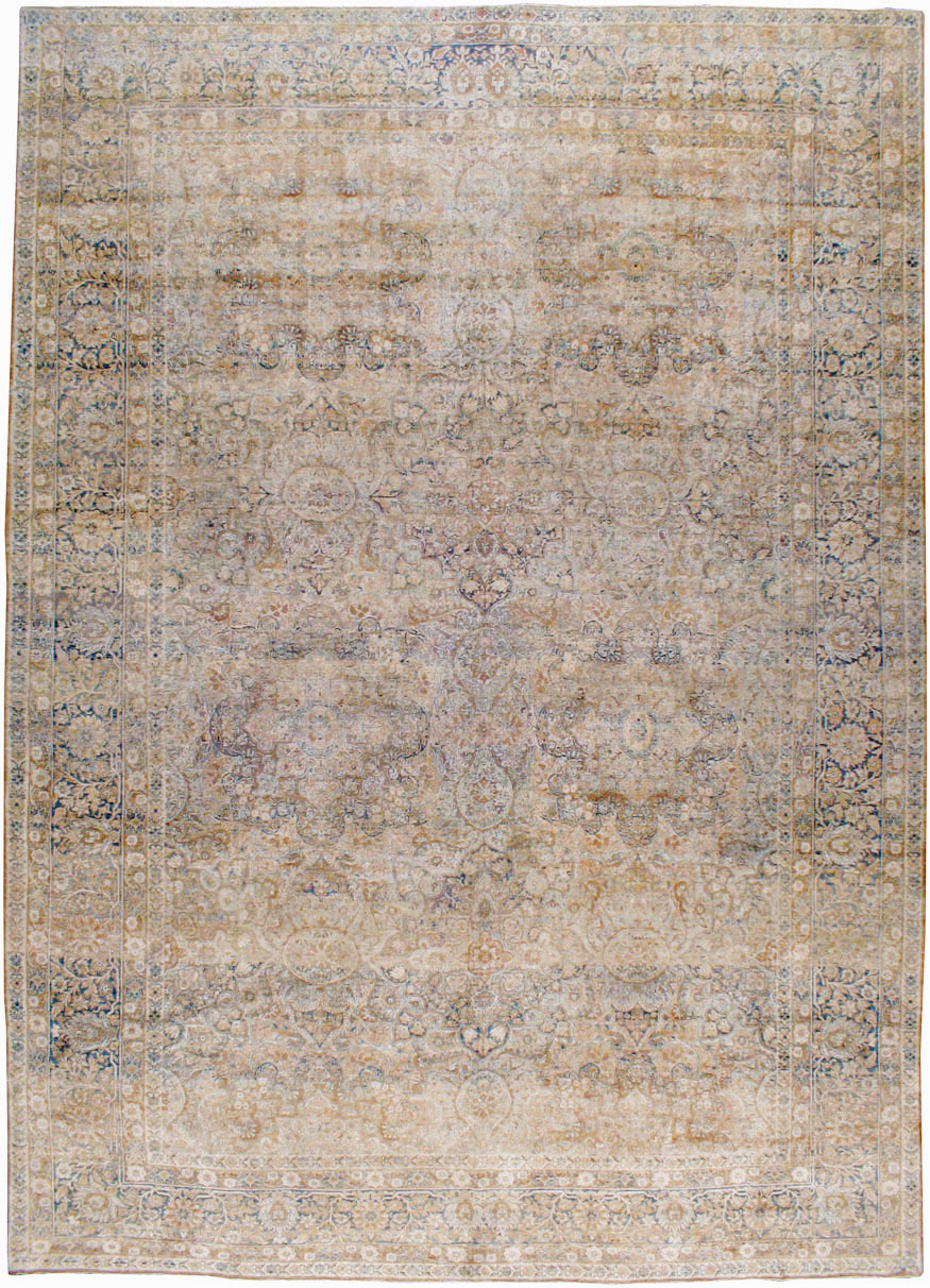 Antique Persian Lavar Kerman Carpet, No.23704 - Gsblank