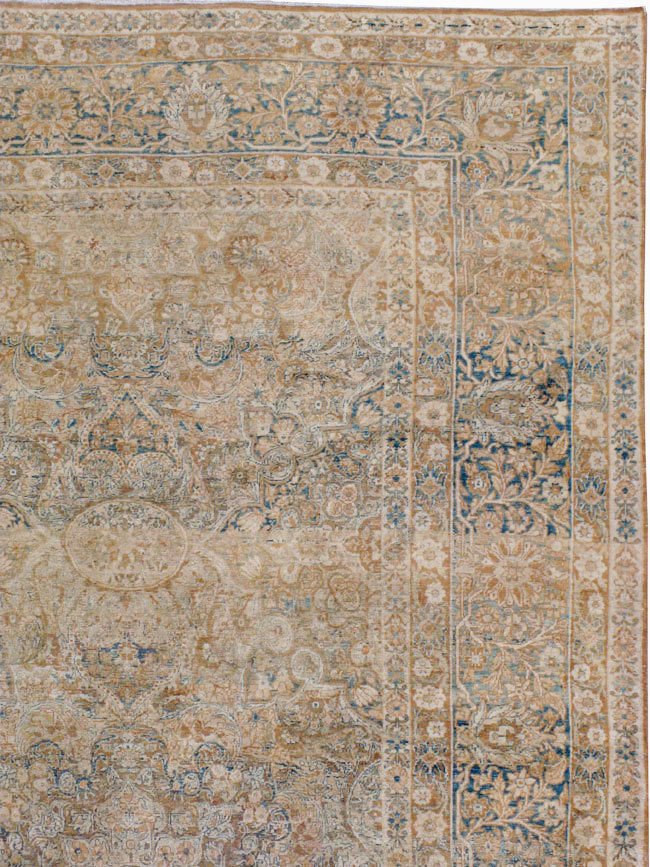 Antique Persian Lavar Kerman Carpet, No.23704 - Gsblank