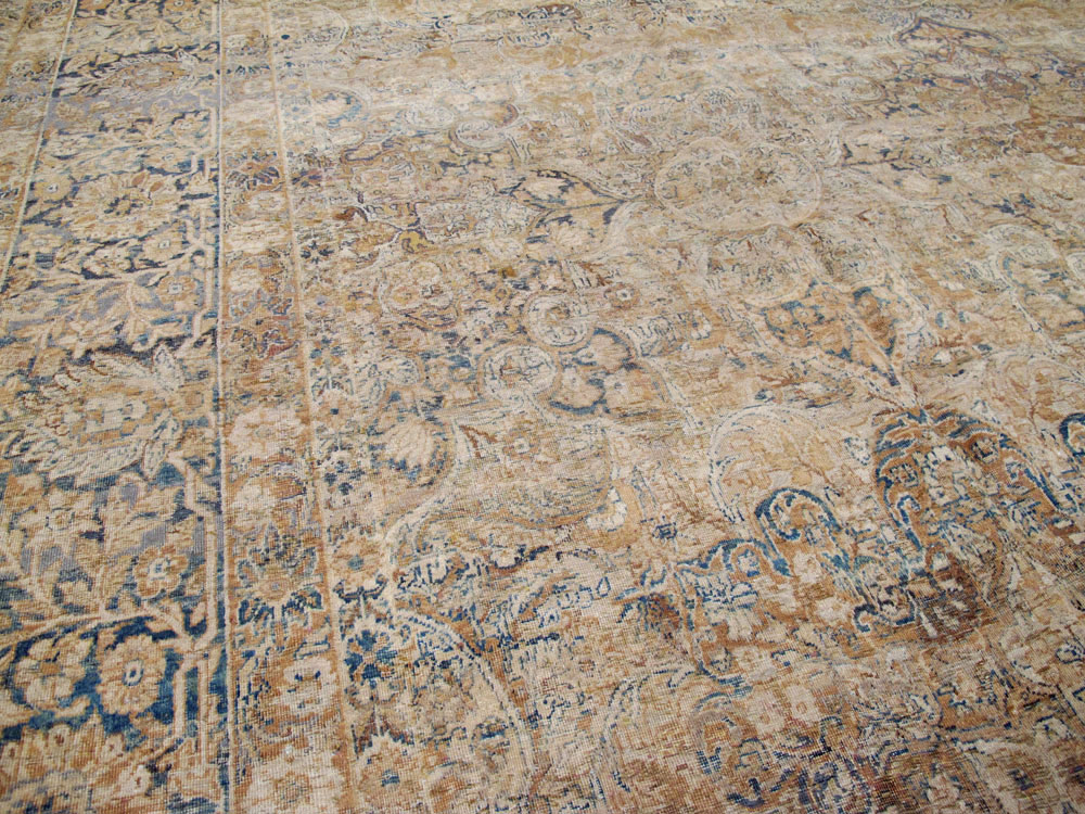 Antique Persian Lavar Kerman Carpet, No.23704 - Gsblank