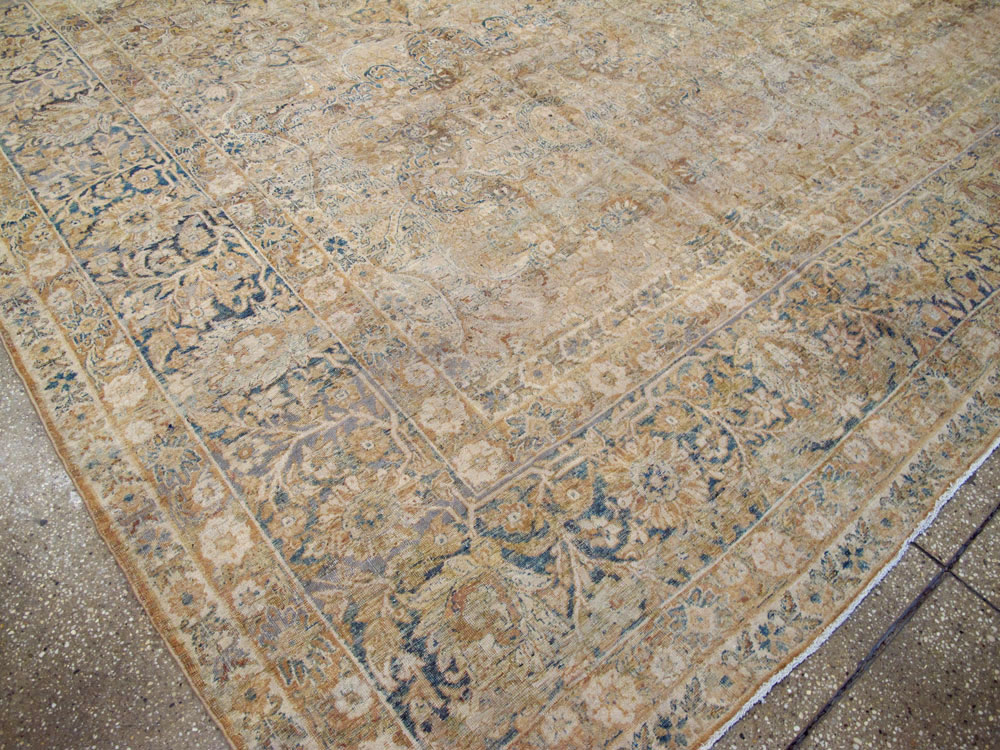 Antique Persian Lavar Kerman Carpet, No.23704 - Gsblank