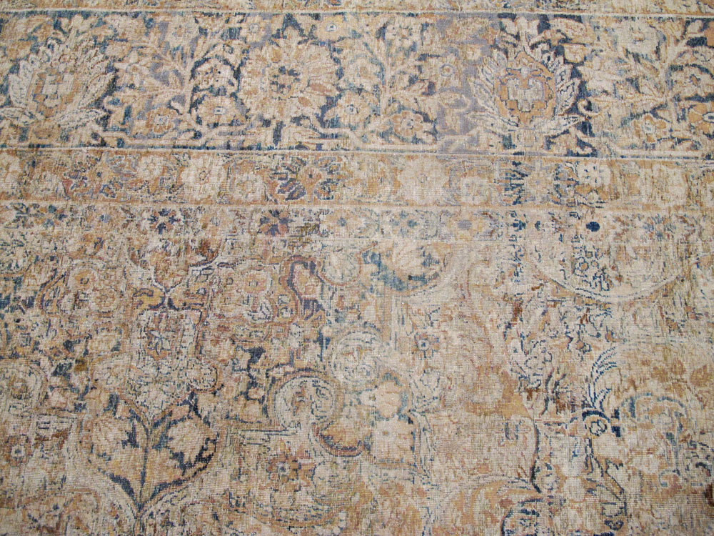 Antique Persian Lavar Kerman Carpet, No.23704 - Gsblank