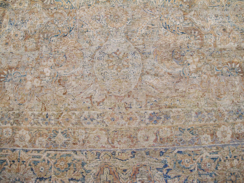 Antique Persian Lavar Kerman Carpet, No.23704 - Gsblank