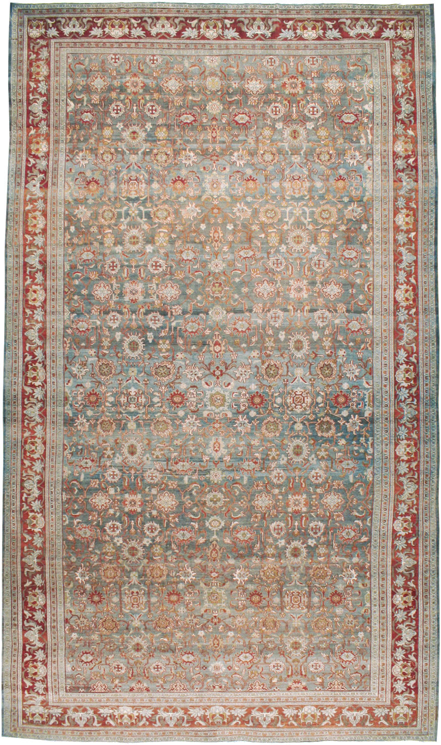 Antique Persian Bibikabad Carpet, No.23714 - Gsblank