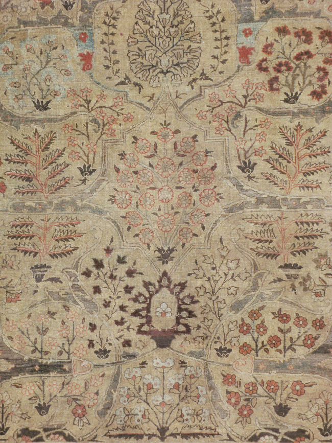 Antique Persian Tabriz Carpet, No.23715 - Gsblank