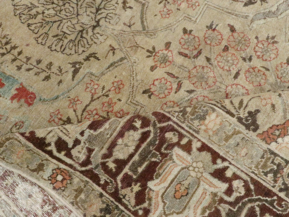 Antique Persian Tabriz Carpet, No.23715 - Gsblank