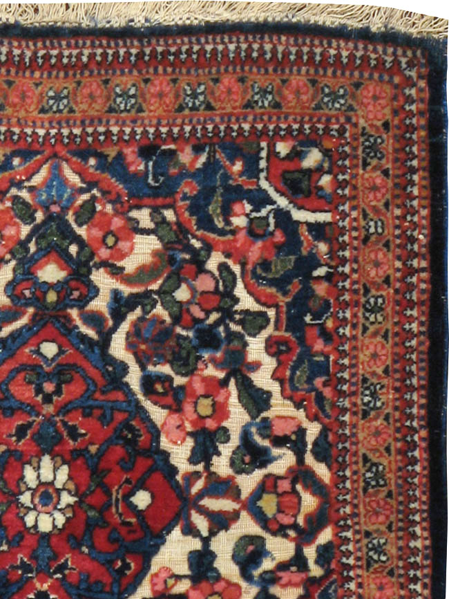 Antique Persian Souf Kashan Rug (Pair: 1 of 2), No.23718 - Gsblank
