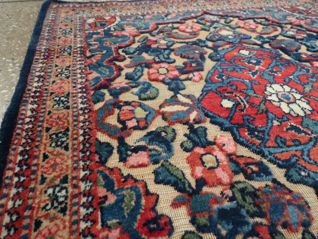 Antique Persian Souf Kashan Rug (Pair: 1 of 2), No.23718 - Gsblank