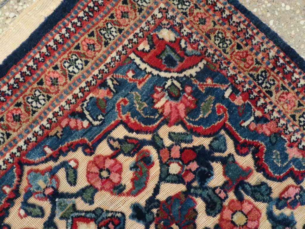 Antique Persian Souf Kashan Rug (Pair: 1 of 2), No.23718 - Gsblank