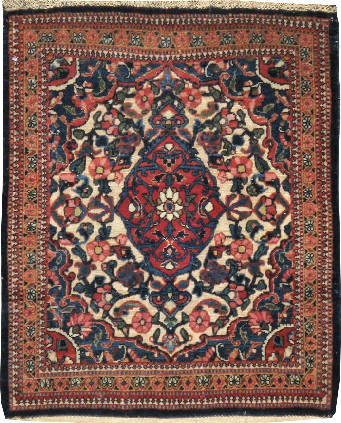 Antique Persian Souf Kashan Rug (Pair: 2 of 2), No.23719 - Gsblank
