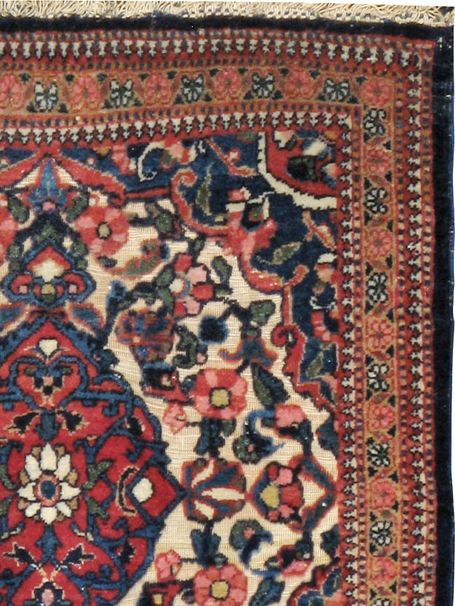 Antique Persian Souf Kashan Rug (Pair: 2 of 2), No.23719 - Gsblank