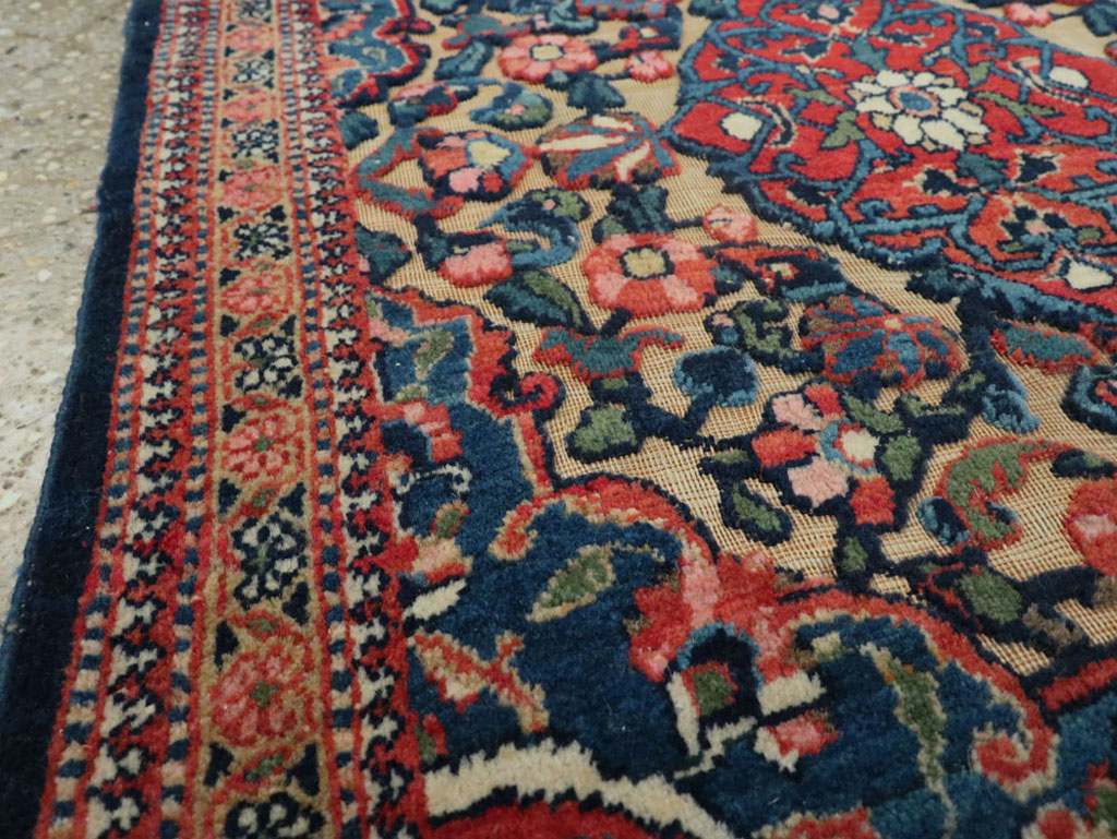 Antique Persian Souf Kashan Rug (Pair: 2 of 2), No.23719 - Gsblank