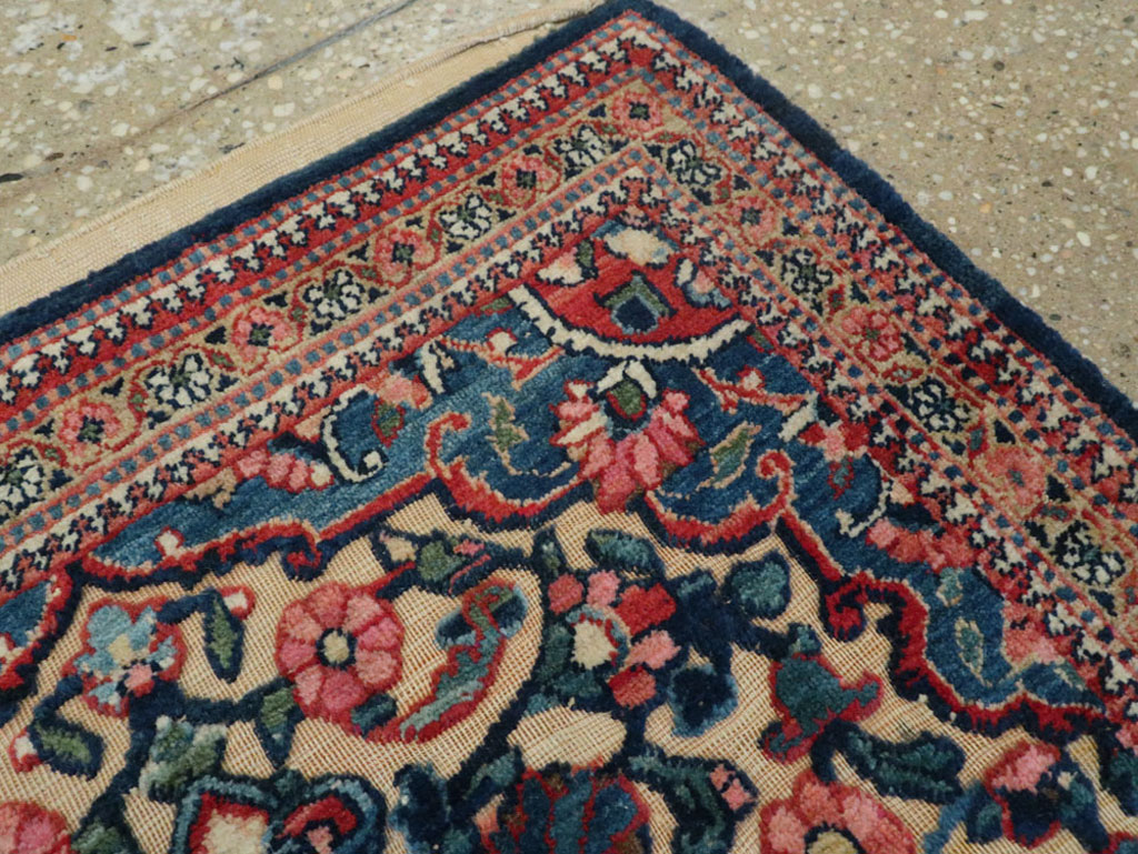 Antique Persian Souf Kashan Rug (Pair: 2 of 2), No.23719 - Gsblank