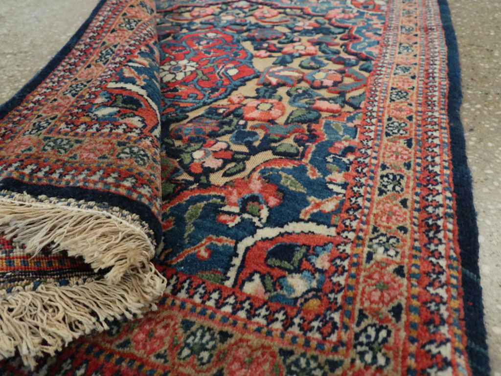 Antique Persian Souf Kashan Rug (Pair: 2 of 2), No.23719 - Gsblank