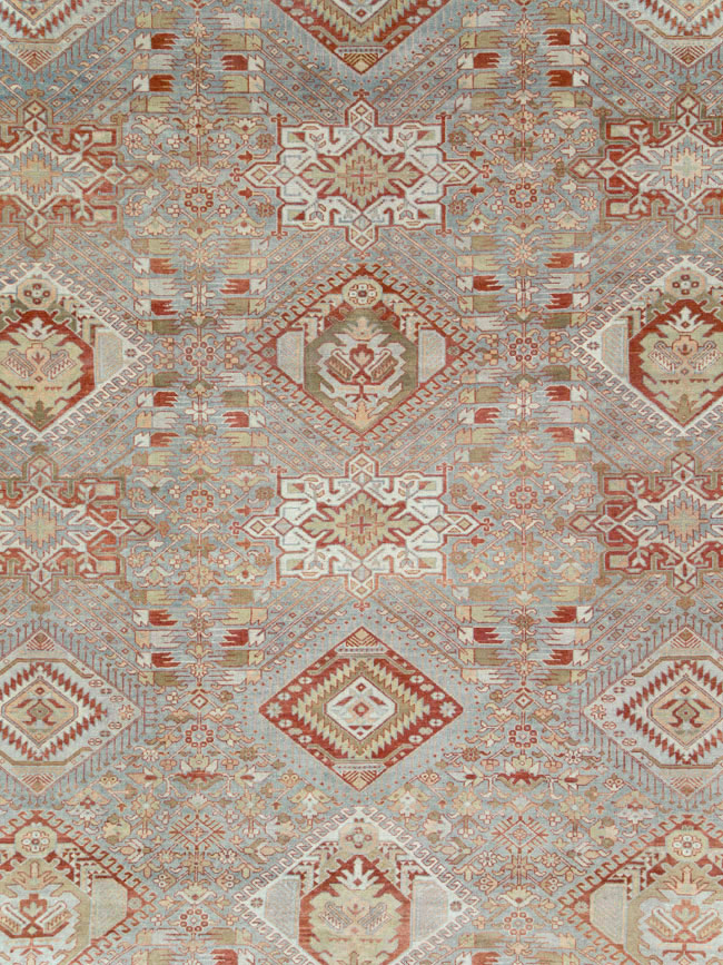 Antique Persian Karajeh Large Oversize Carpet, No.23721 - Gsblank