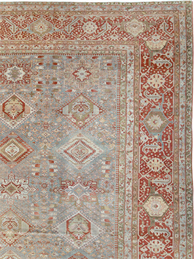 Antique Persian Karajeh Large Oversize Carpet, No.23721 - Gsblank