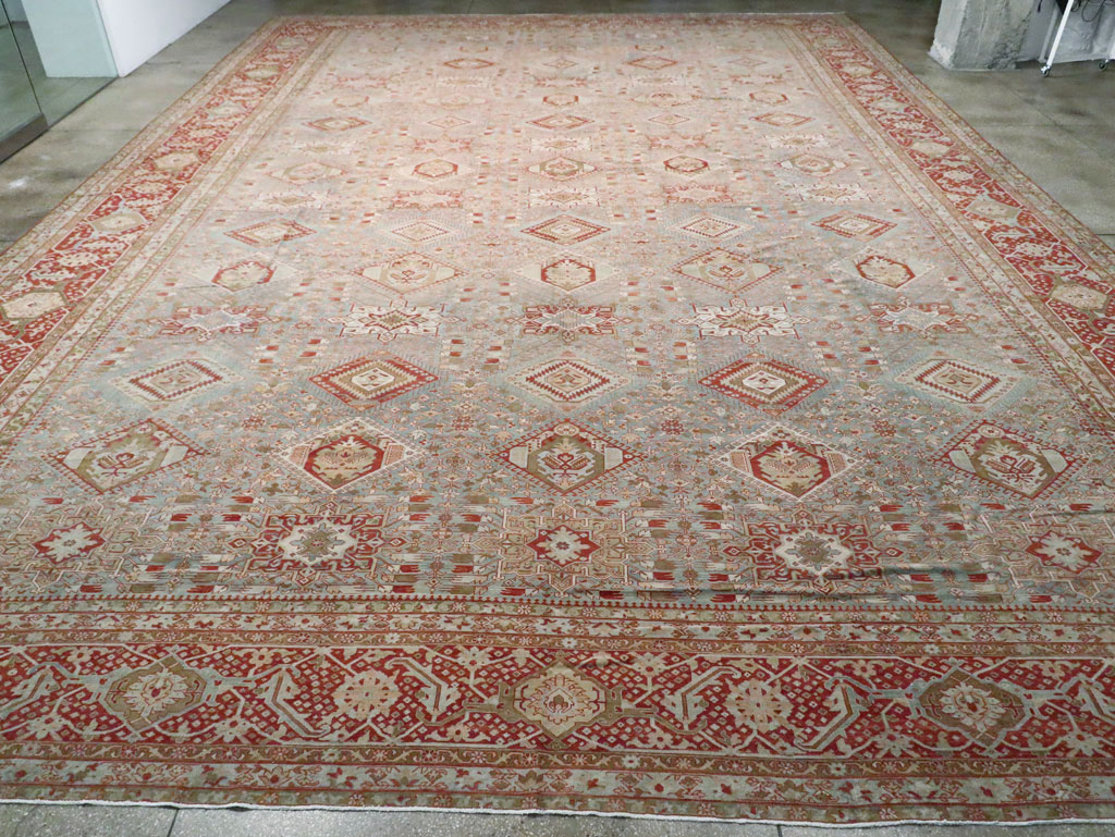 Antique Persian Karajeh Large Oversize Carpet, No.23721 - Gsblank