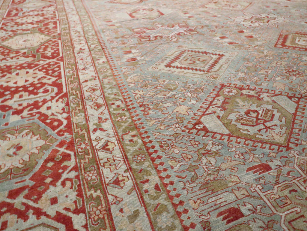 Antique Persian Karajeh Large Oversize Carpet, No.23721 - Gsblank