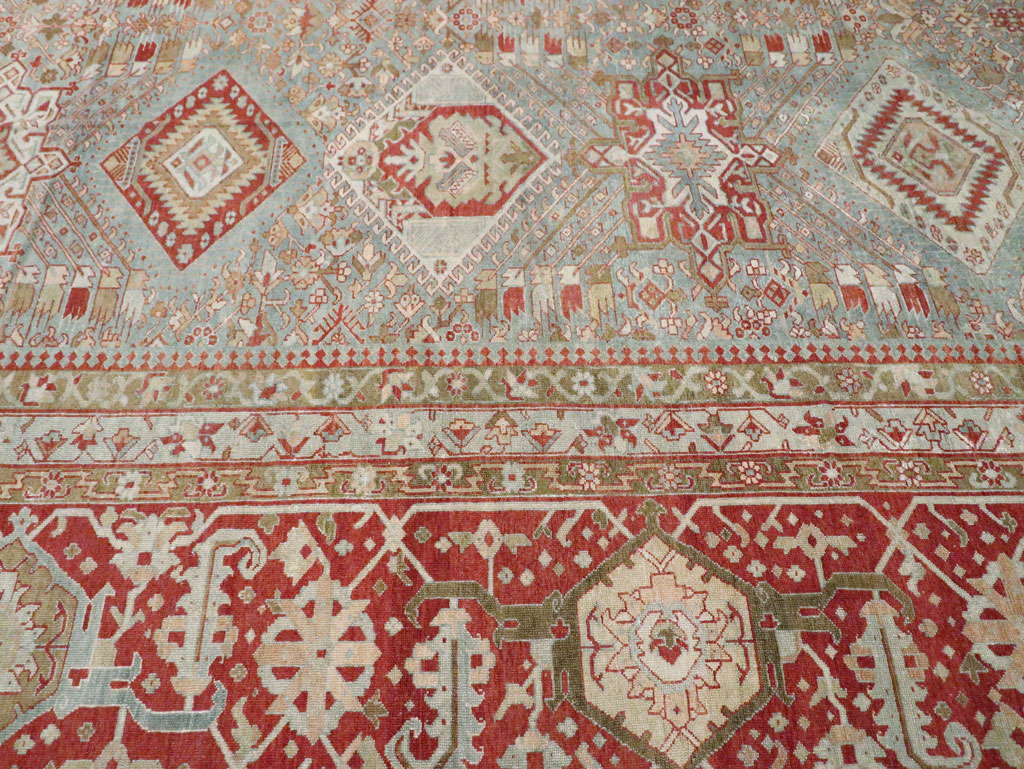 Antique Persian Karajeh Large Oversize Carpet, No.23721 - Gsblank