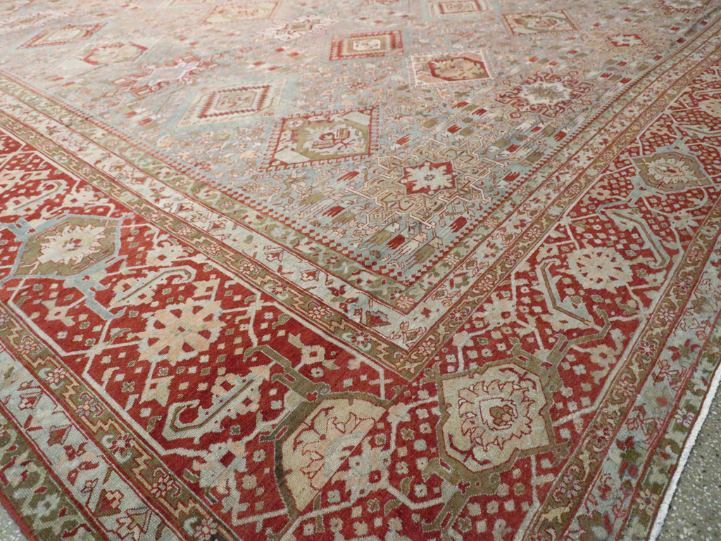 Antique Persian Karajeh Large Oversize Carpet, No.23721 - Gsblank