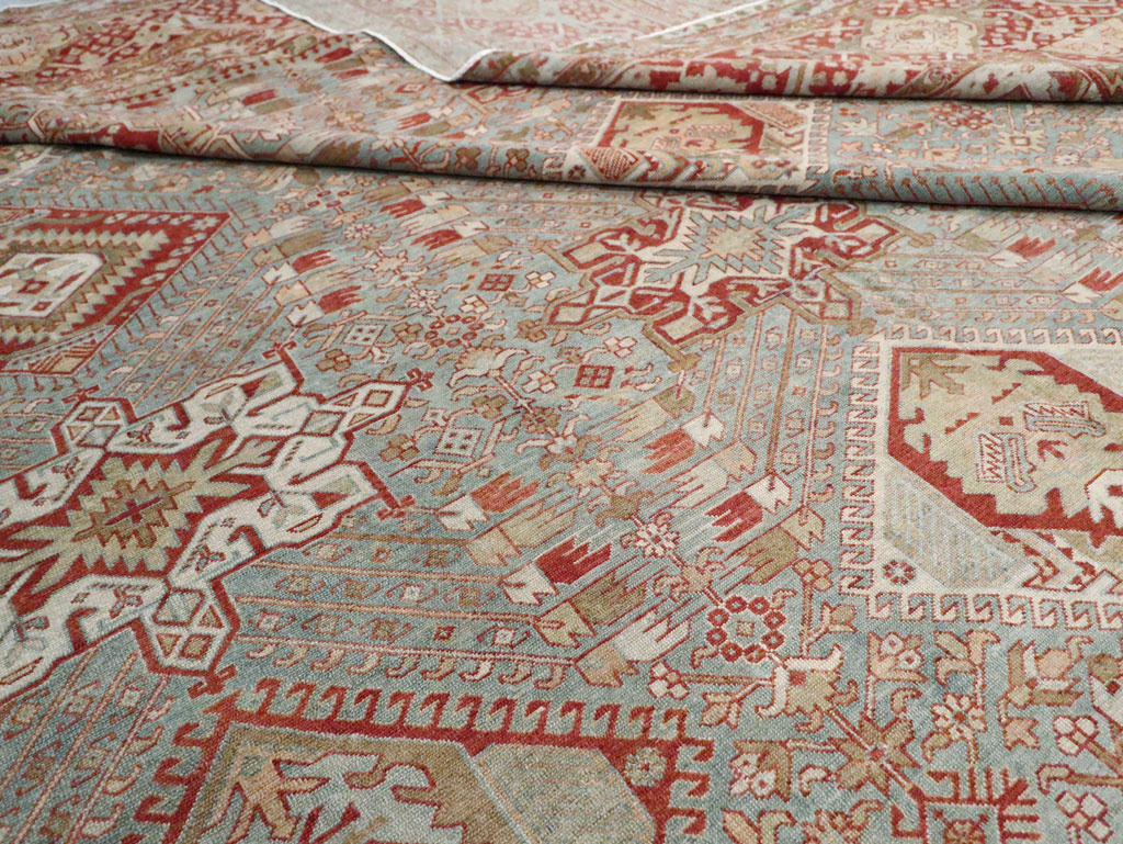 Antique Persian Karajeh Large Oversize Carpet, No.23721 - Gsblank