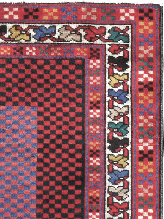Vintage Persian Malayer Modernist Rug (Pair: 1 of 2), No.23730 - Gsblank