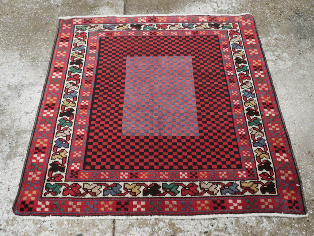Vintage Persian Malayer Modernist Rug (Pair: 1 of 2), No.23730 - Gsblank