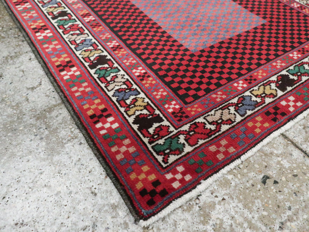 Vintage Persian Malayer Modernist Rug (Pair: 1 of 2), No.23730 - Gsblank