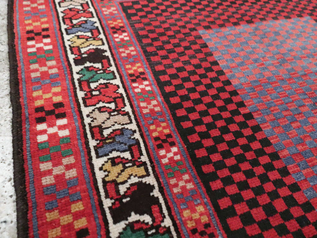 Vintage Persian Malayer Modernist Rug (Pair: 2 of 2), No.23731 - Gsblank