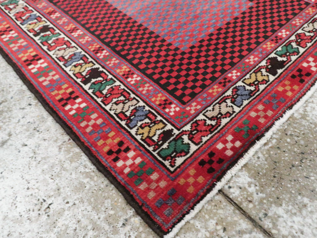 Vintage Persian Malayer Modernist Rug (Pair: 2 of 2), No.23731 - Gsblank