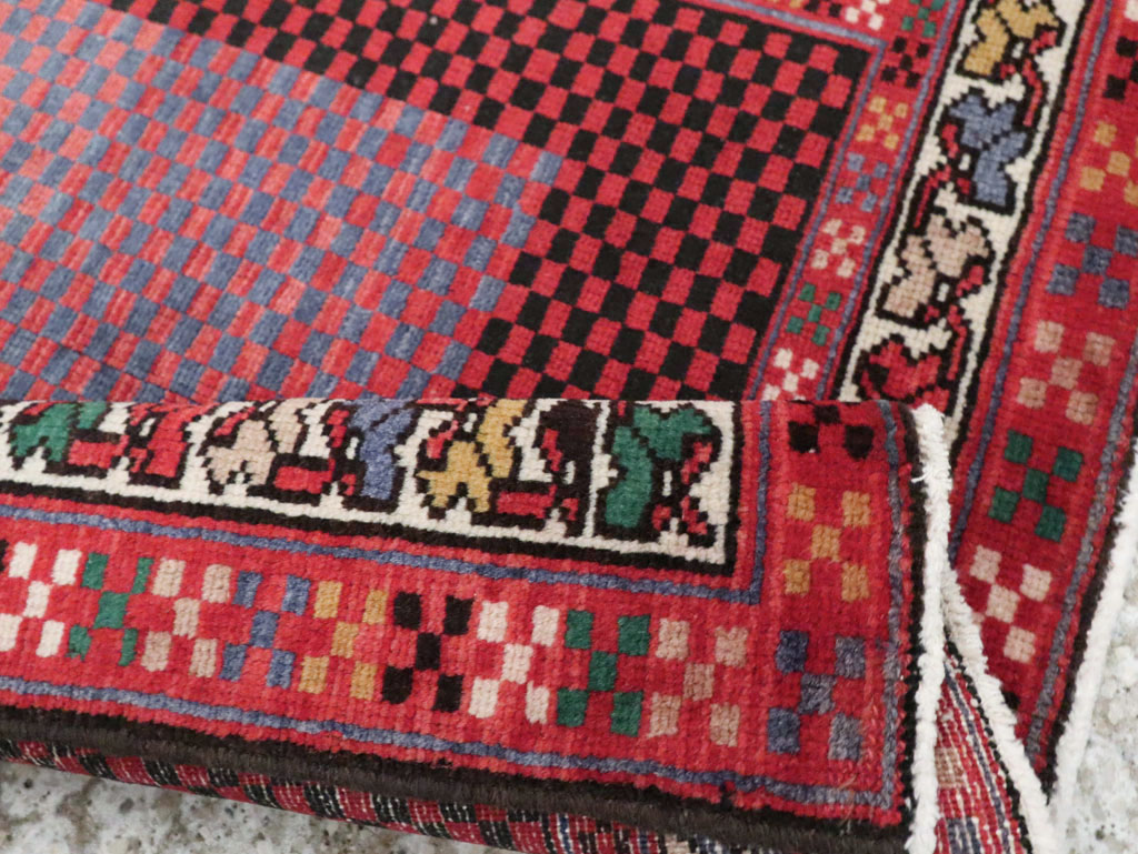 Vintage Persian Malayer Modernist Rug (Pair: 2 of 2), No.23731 - Gsblank