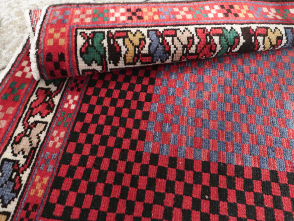 Vintage Persian Malayer Modernist Rug (Pair: 2 of 2), No.23731 - Gsblank