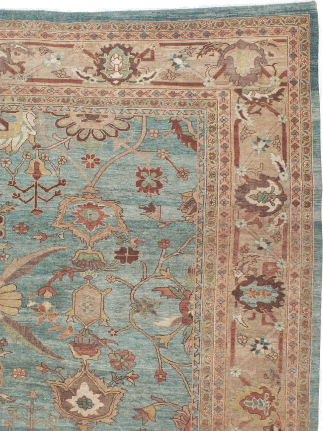 Vintage Persian Mahal Oversize Carpet, No.23745 - Gsblank