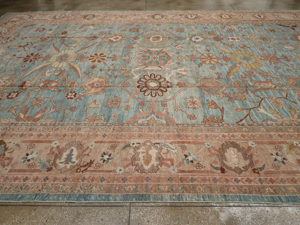 Vintage Persian Mahal Oversize Carpet, No.23745 - Gsblank