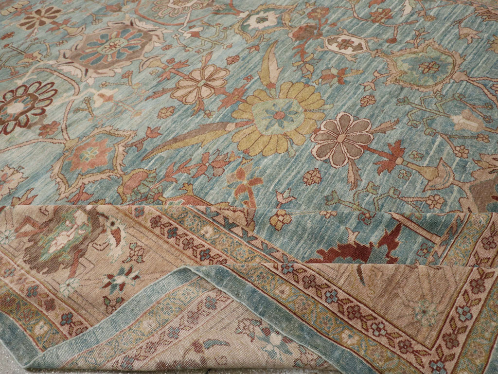 Vintage Persian Mahal Oversize Carpet, No.23745 - Gsblank