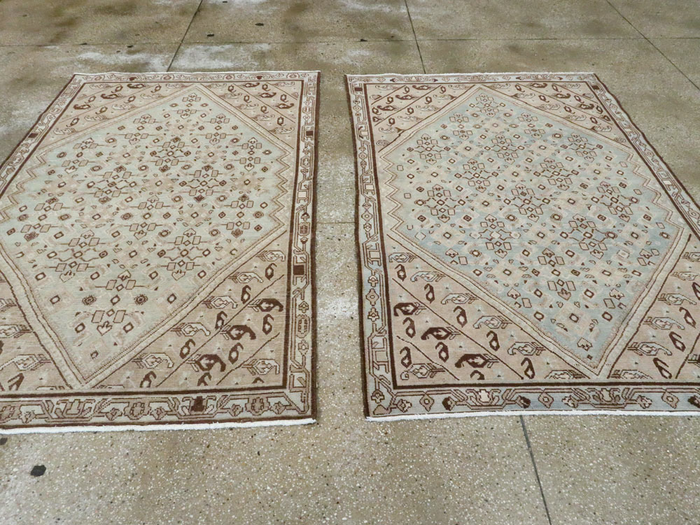 Vintage Persian Malayer Rug (Pair: 1 of 2), No.23753 - Gsblank