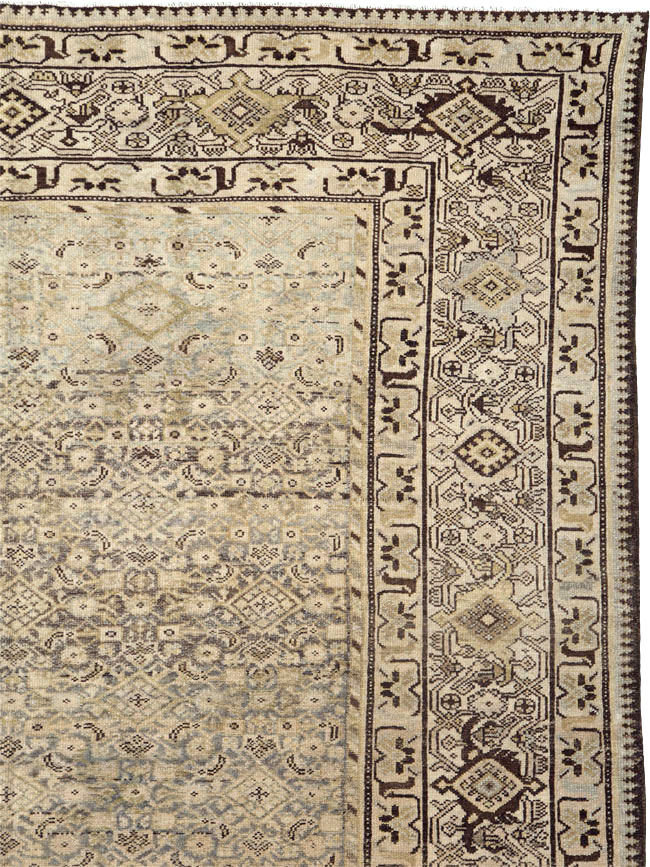 Vintage Persian Malayer Gallery Carpet, No.23764 - Gsblank