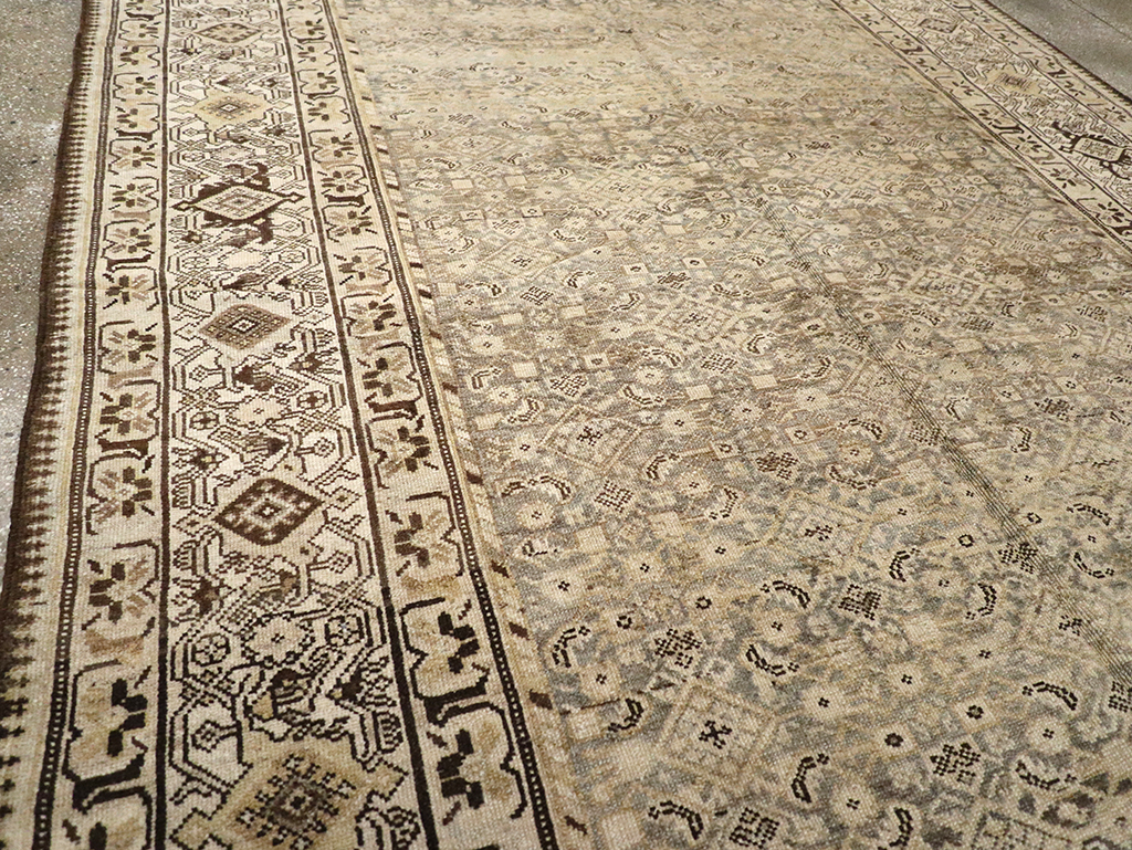 Vintage Persian Malayer Gallery Carpet, No.23764 - Gsblank