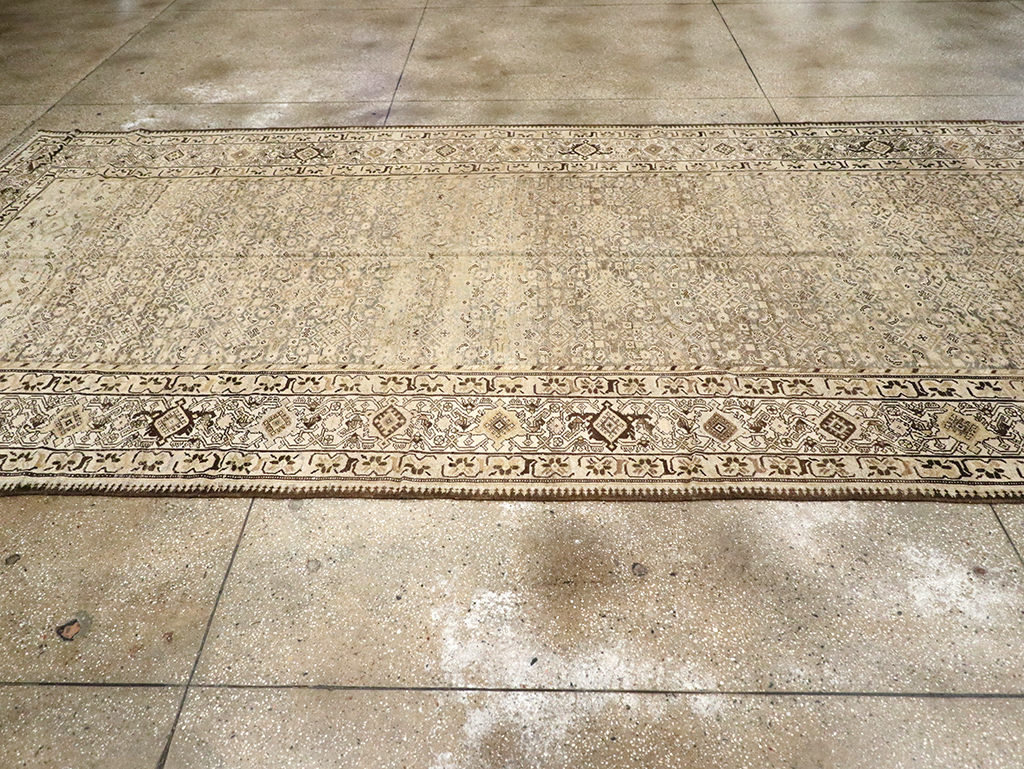 Vintage Persian Malayer Gallery Carpet, No.23764 - Gsblank
