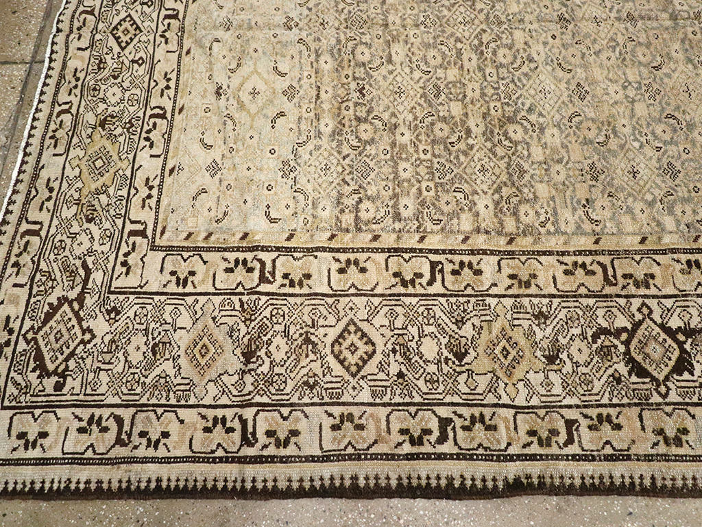 Vintage Persian Malayer Gallery Carpet, No.23764 - Gsblank