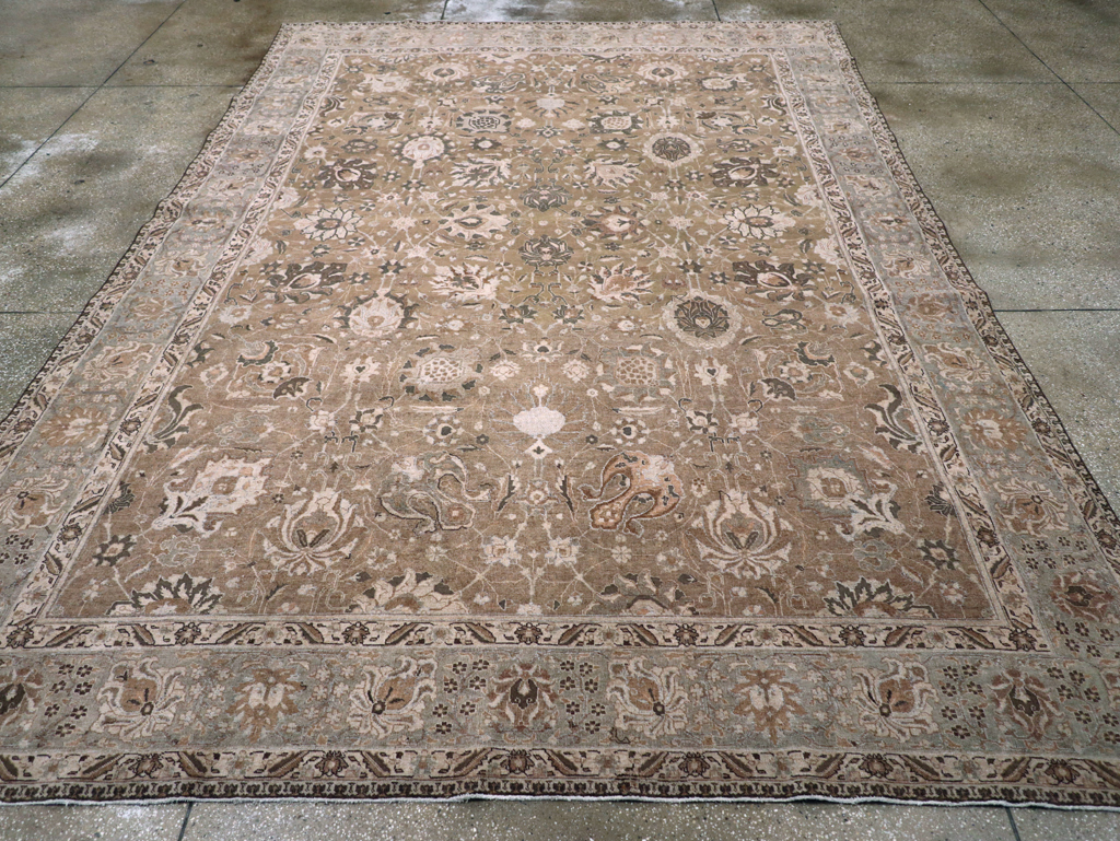 Vintage Persian Tabriz Carpet, No.23771 - Gsblank
