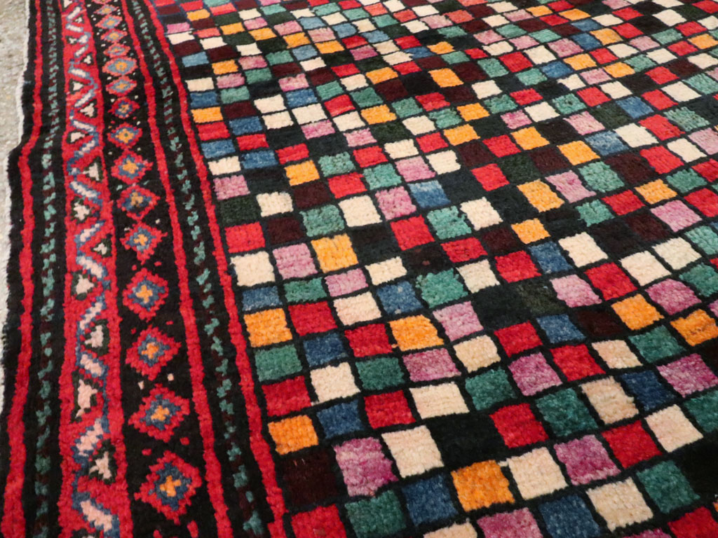 Vintage Persian Joshegan Rug, No.23772 - Gsblank