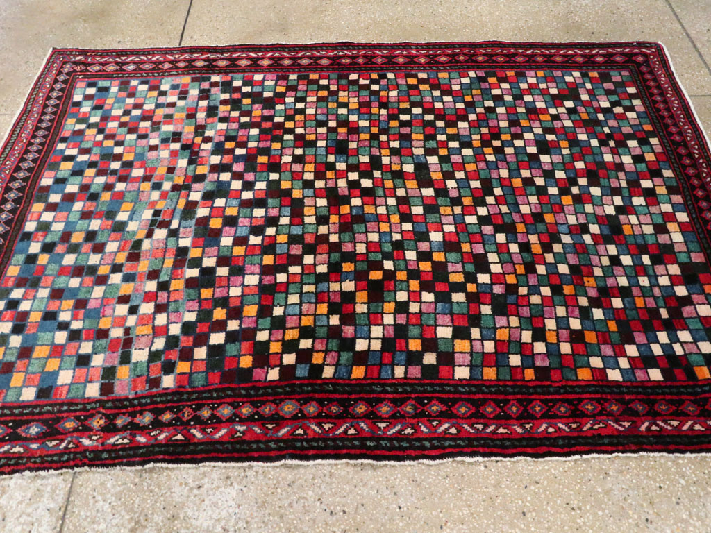 Vintage Persian Joshegan Rug, No.23772 - Gsblank