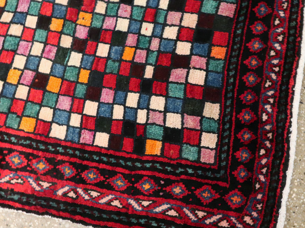 Vintage Persian Joshegan Rug, No.23772 - Gsblank