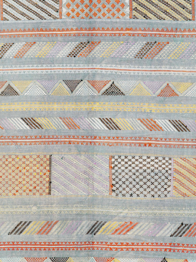 Vintage Moroccan Flatweave Kilim, No.23773 - Gsblank